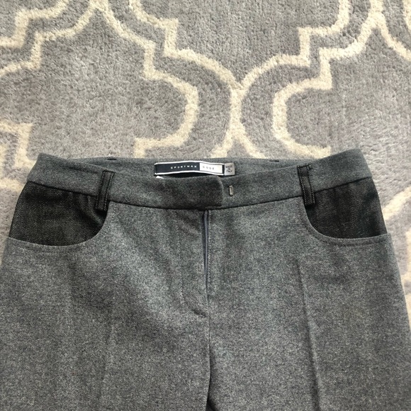 Sportmax by Max Mara Grey Wool Pants Size 8 - Picture 6 of 9